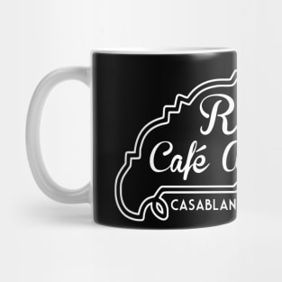 Retro movie Café logo Mug